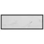 White tempered glass console table 100x35x75 cm by vidaXL, Side tables - Ref: Foro24-322813, Price: 47,31 €, Discount: %