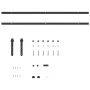 Kit de puerta corredera de armario acero carbono 213 cm von , DIY-Zubehör - Ref: Foro24-4009668, Preis: 25,10 €, Rabatt: %