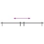 Kit de puerta corredera de armario acero carbono 213 cm von , DIY-Zubehör - Ref: Foro24-4009668, Preis: 25,43 €, Rabatt: %
