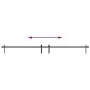 Kit de puerta corredera de armario acero carbono 213 cm von , DIY-Zubehör - Ref: Foro24-4009668, Preis: 25,10 €, Rabatt: %