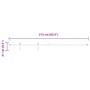 Kit de puerta corredera de armario acero carbono 213 cm von , DIY-Zubehör - Ref: Foro24-4009668, Preis: 25,43 €, Rabatt: %