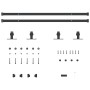 Kit de puerta corredera de armario acero carbono 183 cm von , DIY-Zubehör - Ref: Foro24-4009675, Preis: 27,68 €, Rabatt: %