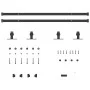Kit de puerta corredera de armario acero carbono 183 cm von , DIY-Zubehör - Ref: Foro24-4009675, Preis: 27,36 €, Rabatt: %