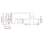 Kit de puerta corredera de armario acero carbono 183 cm von , DIY-Zubehör - Ref: Foro24-4009675, Preis: 27,36 €, Rabatt: %