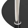 Side table 2 levels black transparent tempered glass 38cm by vidaXL, Side tables - Ref: Foro24-322788, Price: 28,86 €, Discou...