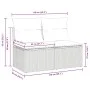 Set sofás jardín y cojines 4 pzas ratán sintético acacia beige by , Garden sets - Ref: Foro24-3325235, Price: 111,01 €, Disco...