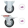 Ruedas 12 unidades 75 mm by , Material handling - Ref: Foro24-278037, Price: 50,53 €, Discount: %