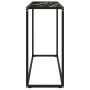 Schwarzer Konsolentisch aus gehärtetem Glas, 100 x 35 x 75 cm von vidaXL, Seitentische - Ref: Foro24-322814, Preis: 55,76 €, ...