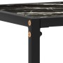 Schwarzer Konsolentisch aus gehärtetem Glas, 100 x 35 x 75 cm von vidaXL, Seitentische - Ref: Foro24-322814, Preis: 55,76 €, ...