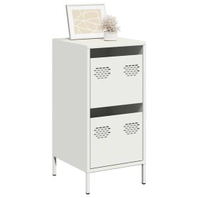 Aparador de acero laminado en frío blanco 35x39x73,5 cm von , Sideboards - Ref: Foro24-851399, Preis: 65,28 €, Rabatt: %