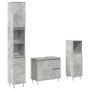 Set muebles de baño 2 piezas madera contrachapada gris hormigón de , Muebles de baño - Ref: Foro24-3324956, Precio: 175,97 €,...