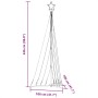 Luces para árbol de Navidad 447 LEDs de colores 249 cm by , Christmas trees - Ref: Foro24-4016435, Price: 38,85 €, Discount: %