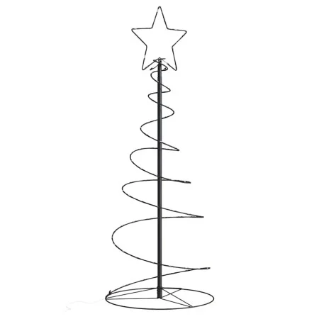 Árbol de Navidad cono de luz 80 LEDs blanco cálido 120 cm by , Christmas lights - Ref: Foro24-4019497, Price: 37,01 €, Discou...