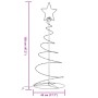 Árbol de Navidad cono de luz 80 LEDs blanco cálido 120 cm von , Weihnachtsbeleuchtung - Ref: Foro24-4019497, Preis: 37,58 €, ...