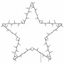 Luces de Navidad Silueta de Estrella 80 LEDs blanco cálido de , Luces de Navidad - Ref: Foro24-4019602, Precio: 17,98 €