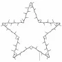 Luces de Navidad Silueta de Estrella 80 LEDs blanco cálido de , Luces de Navidad - Ref: Foro24-4019602, Precio: 17,76 €, Desc...