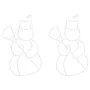 Luces de Navidad Muñeco de Nieve 2 piezas 35 LEDs blanco cálido by , Christmas lights - Ref: Foro24-4019599, Price: 15,81 €, ...