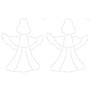 Luces de Navidad Silueta de ángel 2 piezas 50LEDs blanco cálido von , Weihnachtsbeleuchtung - Ref: Foro24-4019600, Preis: 19,...