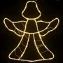 Luces de Navidad Silueta de ángel 2 piezas 50LEDs blanco cálido de , Luces de Navidad - Ref: Foro24-4019600, Precio: 15,85 €,...