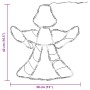 Luces de Navidad Silueta de ángel 2 piezas 50LEDs blanco cálido von , Weihnachtsbeleuchtung - Ref: Foro24-4019600, Preis: 19,...