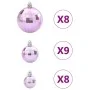 Bolas de Navidad 100 unidades rosa Ø3/4/6 cm by , Festive decorations - Ref: Foro24-4100006, Price: 13,98 €, Discount: %