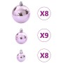 Bolas de Navidad 100 unidades rosa Ø3/4/6 cm von , Festliche Dekorationen - Ref: Foro24-4100006, Preis: 14,12 €, Rabatt: %