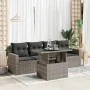 Juego de sofás jardín con cojines 5 pzas ratán sintético gris by , Garden sets - Ref: Foro24-3326241, Price: 352,27 €, Discou...