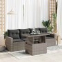 Juego de sofás jardín con cojines 5 pzas ratán sintético gris von , Gartensets - Ref: Foro24-3326241, Preis: 362,64 €, Rabatt: %