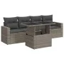 Juego de sofás jardín con cojines 5 pzas ratán sintético gris by , Garden sets - Ref: Foro24-3326241, Price: 352,27 €, Discou...