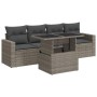 Juego de sofás jardín con cojines 5 pzas ratán sintético gris von , Gartensets - Ref: Foro24-3326241, Preis: 362,64 €, Rabatt: %
