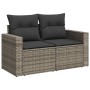 Juego de sofás jardín con cojines 5 pzas ratán sintético gris von , Gartensets - Ref: Foro24-3326241, Preis: 362,64 €, Rabatt: %