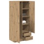Armario de madera de ingeniería roble artesanal 80x52x180 cm von , Kleiderschränke - Ref: Foro24-855887, Preis: 232,89 €, Rab...