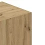 Armario de madera de ingeniería roble artesanal 80x52x180 cm de , Armarios roperos - Ref: Foro24-855887, Precio: 225,51 €, De...