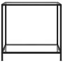 Transparent tempered glass console table 80x35x75 cm by vidaXL, Side tables - Ref: Foro24-322831, Price: 62,82 €, Discount: %