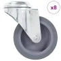 Ruedas giratorias con agujero pasador 8 unidades 75 mm by , Material handling - Ref: Foro24-277851, Price: 43,87 €, Discount: %