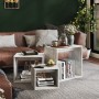 Mesas apilables 3 piezas madera contrachapada gris hormigón by , Side tables - Ref: Foro24-808580, Price: 64,03 €, Discount: %