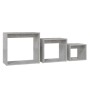 Mesas apilables 3 piezas madera contrachapada gris hormigón by , Side tables - Ref: Foro24-808580, Price: 64,03 €, Discount: %