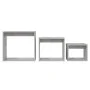 Mesas apilables 3 piezas madera contrachapada gris hormigón by , Side tables - Ref: Foro24-808580, Price: 63,04 €, Discount: %