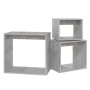 Mesas apilables 3 piezas madera contrachapada gris hormigón by , Side tables - Ref: Foro24-808580, Price: 64,03 €, Discount: %