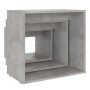 Mesas apilables 3 piezas madera contrachapada gris hormigón by , Side tables - Ref: Foro24-808580, Price: 64,03 €, Discount: %