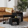 Mesas apilables 3 piezas madera contrachapada negro by , Side tables - Ref: Foro24-808577, Price: 50,93 €, Discount: %