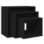 Mesas apilables 3 piezas madera contrachapada negro de , Mesas auxiliares - Ref: Foro24-808577, Precio: 50,31 €, Descuento: %