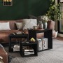 Mesas apilables 3 piezas madera contrachapada negro by , Side tables - Ref: Foro24-808577, Price: 50,93 €, Discount: %