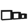 Mesas apilables 3 piezas madera contrachapada negro by , Side tables - Ref: Foro24-808577, Price: 50,93 €, Discount: %