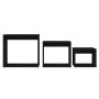 Mesas apilables 3 piezas madera contrachapada negro by , Side tables - Ref: Foro24-808577, Price: 50,93 €, Discount: %