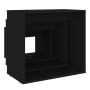 Mesas apilables 3 piezas madera contrachapada negro by , Side tables - Ref: Foro24-808577, Price: 50,93 €, Discount: %