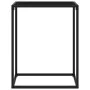 Black tempered glass console table 60x35x75 cm by vidaXL, Side tables - Ref: Foro24-322804, Price: 52,80 €, Discount: %