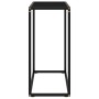 Black tempered glass console table 60x35x75 cm by vidaXL, Side tables - Ref: Foro24-322804, Price: 53,82 €, Discount: %