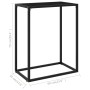 Schwarzer Konsolentisch aus gehärtetem Glas, 60 x 35 x 75 cm von vidaXL, Seitentische - Ref: Foro24-322804, Preis: 53,82 €, R...