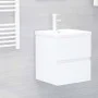 Mueble con lavabo madera de ingeniería blanco von , Badezimmerwaschtische - Ref: Foro24-3071531, Preis: 131,13 €, Rabatt: %